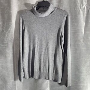 Grey high neck sweater
